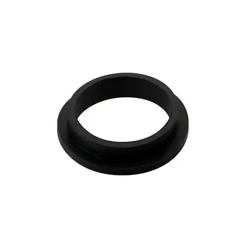 Spud Washer, 2 in Dia, Rubber, Black