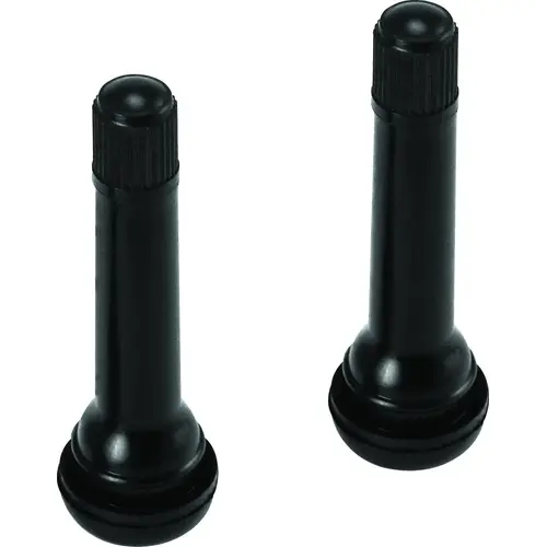 22-5-04180-8 Tire Valve, Rubber Black - pack of 2