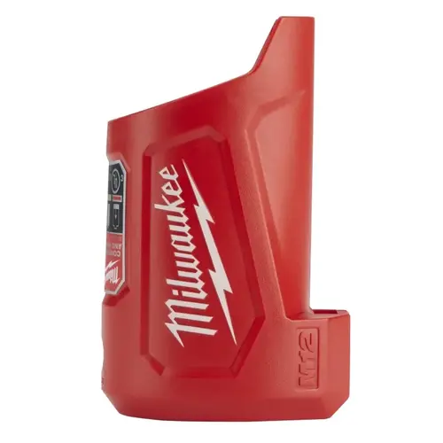 Compact Charger and Power Source, 2.1 A Charge, 12 VDC Output, Lithium-Ion Battery, 1 -Battery Red