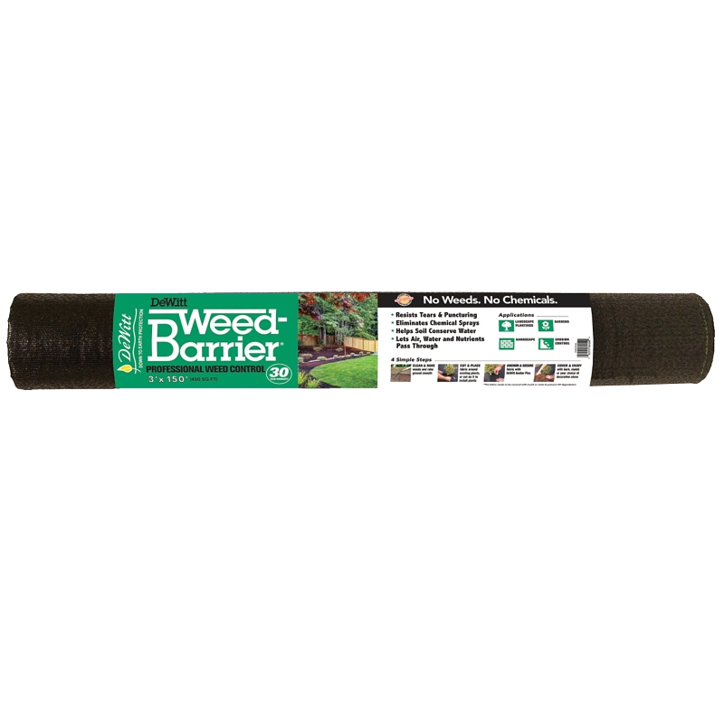 DEWITT COMPANY INC DWB303150 BARRIER WEED 30YR BLK 3X150FT