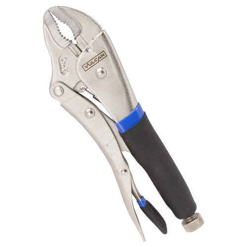 Locking Plier, 10 in OAL, Cushion-Grip Handle