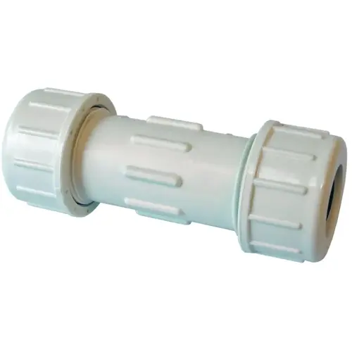 AMERICAN VALVE P600U 4 Inch PVC Pipe SCH 40 Compression Coupling - 1933274