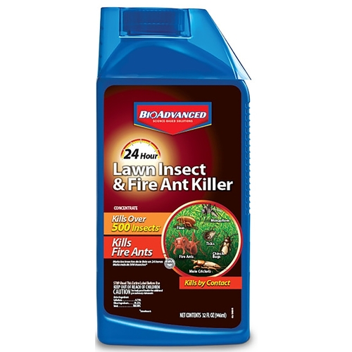 BioAdvanced 700800A Concentrated Insect and Fire Ant Killer, Liquid, Spray Application, Outdoor, 32 oz Bottle