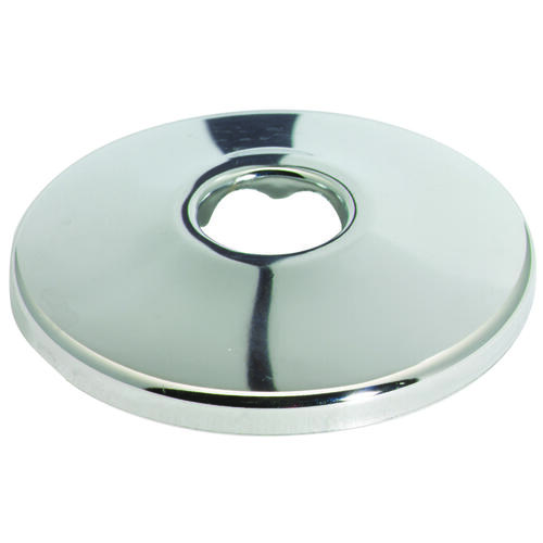 Bath Flange, 4 in W, Chrome