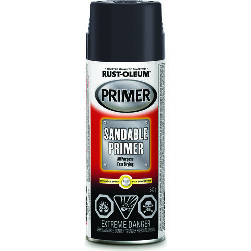 Sandable Primer, Black, 340 g, Aerosol Can