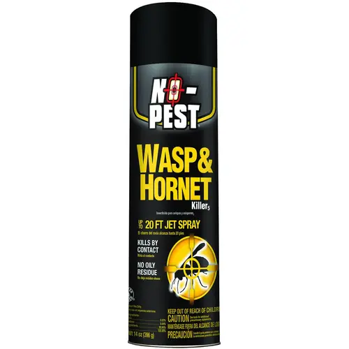 SPECTRACIDE HG-41331 Wasp and Hornet Killer, Liquid, Spray Application, 14 oz Can Light Yellow/Water White