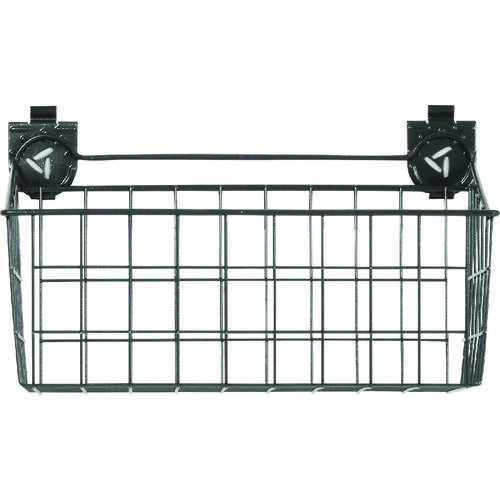 Wire Basket, 35 lb Capacity, Steel, Graphite