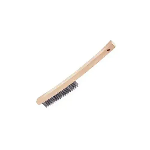 Richard Wire Brush, 1 in L Trim, Carbon Steel Bristle