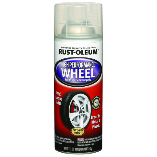 RustOleum 248929 AUTOMOTIVE Wheel Clear Coat Spray Paint, Gloss, Clear, 11 oz, Aerosol Can