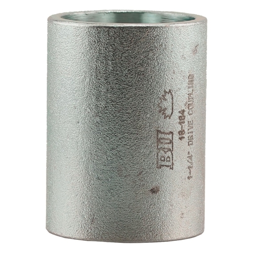 Drive Coupling, 1-1/4 in, Stainless Steel, Galvanized