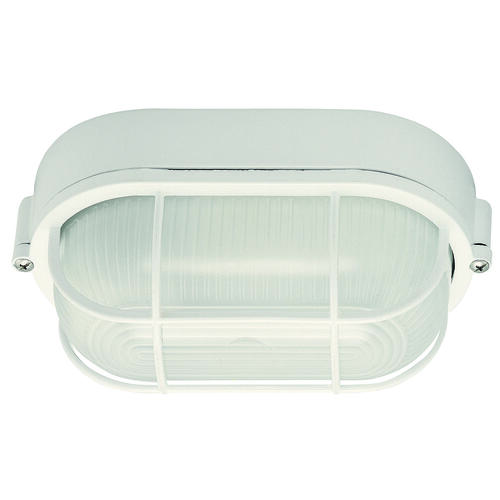 CANARM IOL16WH Outdoor Marine Light, 120 V, 60 W, Aluminum Fixture, White