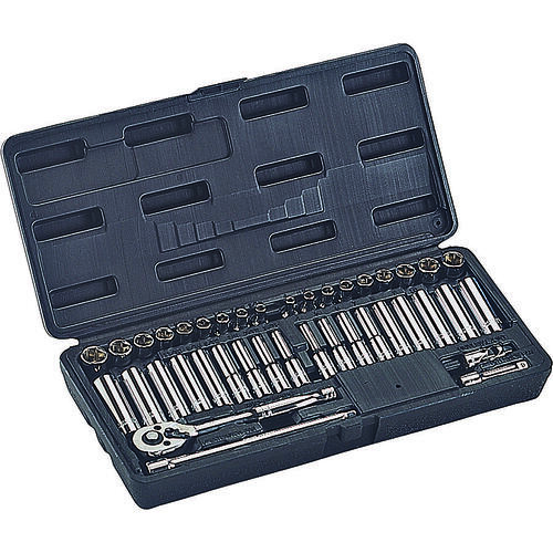 Socket Set, Chrome Vanadium Steel, Chrome