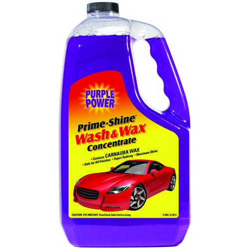 PURPLE POWER 9220P Car Wash, 128 oz Bottle, Liquid, Cherry