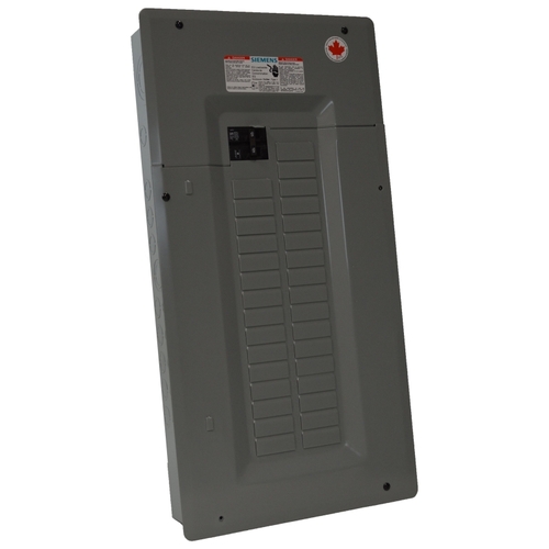 Circuit Load Center Panel, 100 A, 32 -Circuit, Wall Mounting, Gray
