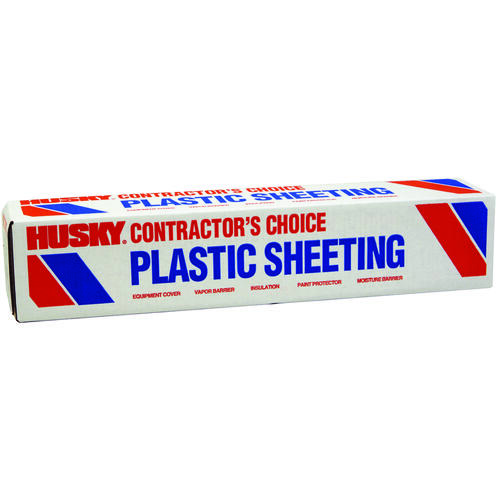 Painter's Sheeting, 100 ft L, 3 ft W, Clear