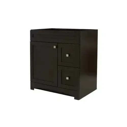 Foremost MXBV3021 Monterrey Series Vanity, Black Coffee, 2-Drawer