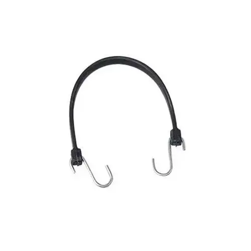 Erickson 06701 Industrial Tarp Strap, 13 in L, EPDM Rubber, Black, Hook End
