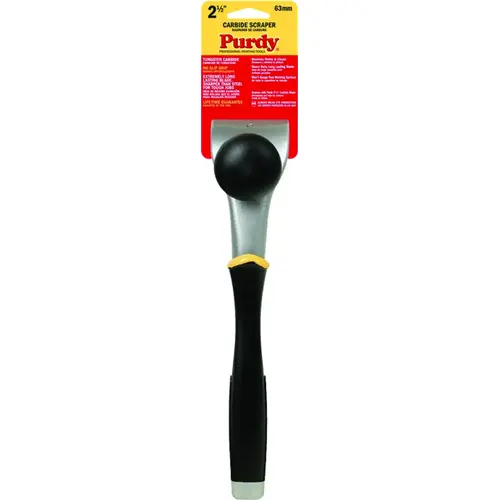 Wall Scraper, 2-1/2 in W Blade, Tungsten Carbide Blade, Soft-Grip Handle