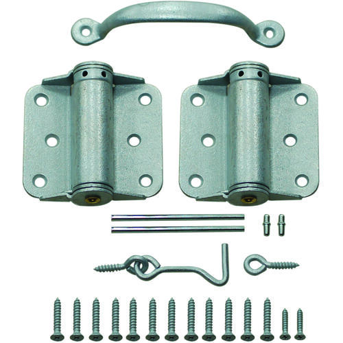 Hinge Set, Galvanized Zinc, Zinc, 1 Set-Piece