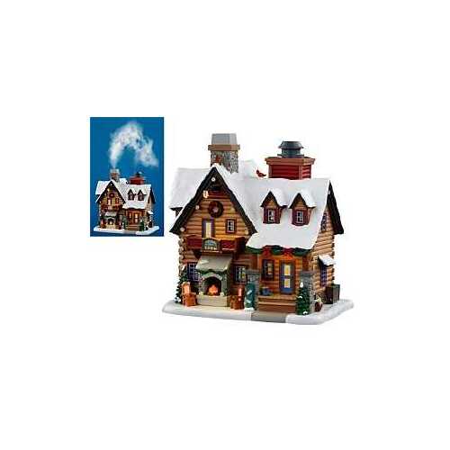 Lemax 05698 Thicket Falls Cabin Figurine, 4.5 V Adapter