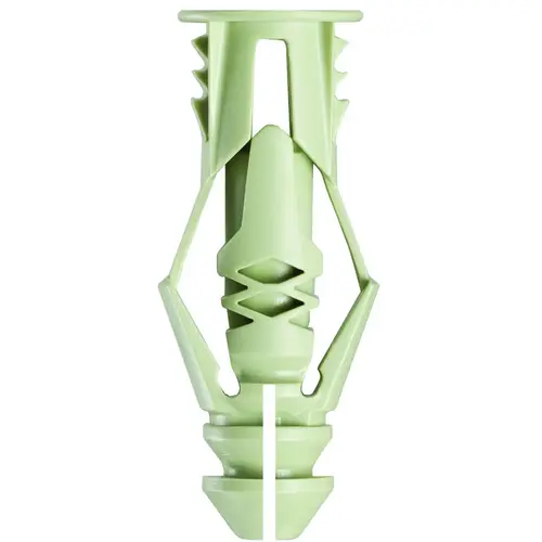 Wall Anchor, Polyethylene, 61 lb Green - pack of 25