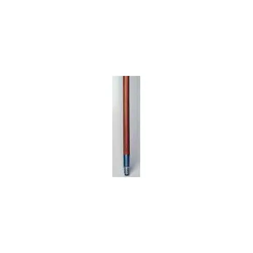 SUPREME 3165M Broom Handle, 15/16 in Dia, 60 in L, Threaded, Wood Lacquered