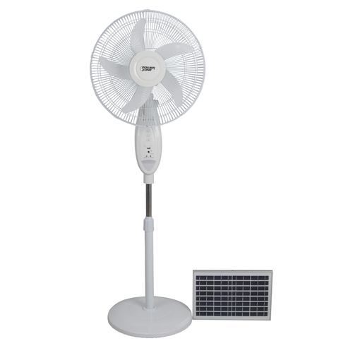 Rechargeable Oscillating Fan, White