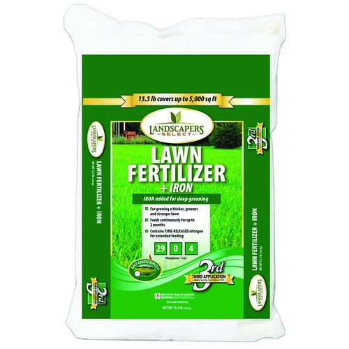 Lawn Fertilizer, 16 lb Bag, Granular, 29-0-4 N-P-K Ratio