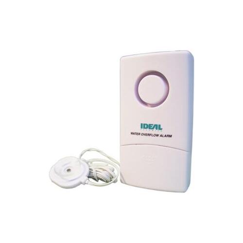 Ideal Security SK606 Water Detector Alarm, Battery, 9 V, 105 dB, White