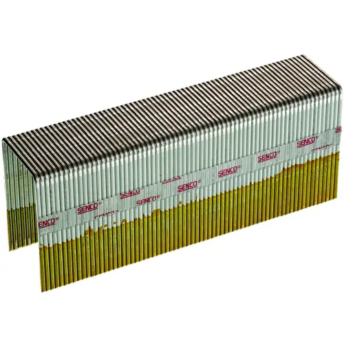 Senco P21BAB Wire Staple, 1 in W Crown, 2 in L Leg, 16 Gauge, Galvanized Steel - pack of 5000