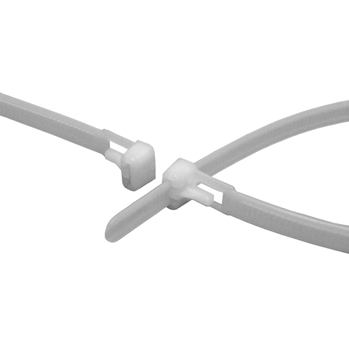 Cable Tie, Nylon, Natural - pack of 20