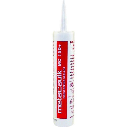 MC 150+ Series Firestop Sealant, Red, 40 to 120 deg F, 30 oz Cartridge