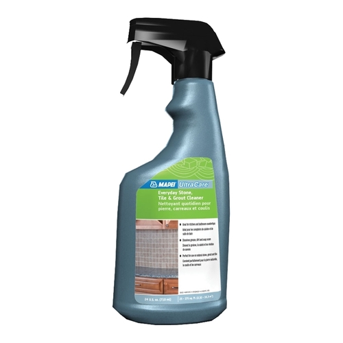 Stone Tile and Grout Cleaner, 710 mL Bottle, Liquid, Characteristic, Colorless