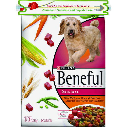 Beneful 1780018440 1780013476 Dog Food, Dry, 15.5 lb Bag
