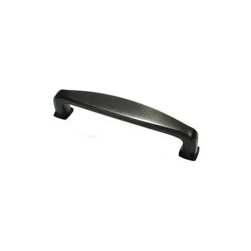 Cabinet Pull, 4-1/4 in L Handle, 5/8 in H Handle, 1-1/16 in Projection, Metal Brushed Oil-Rubbed Bronze