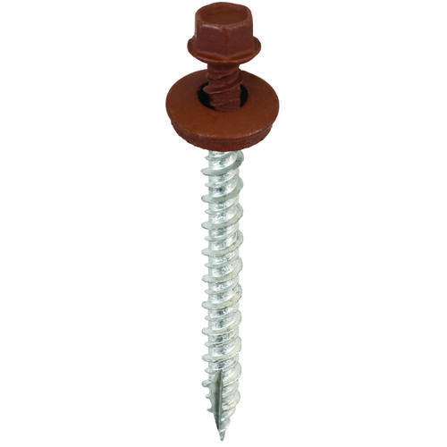 Acorn SW-MW2BN250 Screw, #9 Thread, High-Low, Twin Lead Thread, Hex Drive, Self-Tapping, Type 17 Point