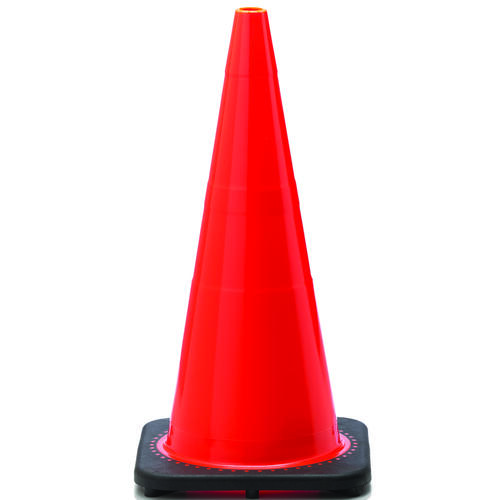 JBC 547549/00401 Revolution RS RS70032C Traffic Safety Cone, 28 in H Cone, PVC Cone, Fluorescent Orange Cone