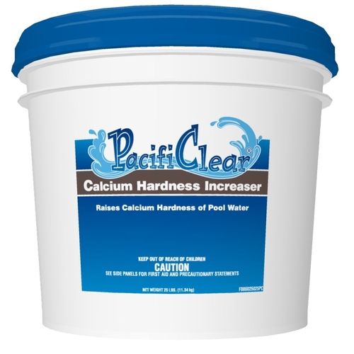 PacifiClear F086025025PC Calcium Hardness Increaser, 25 lb Pail, White