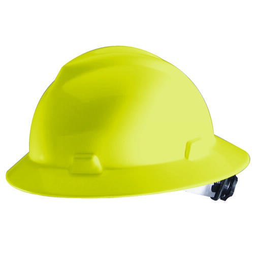 Safety Works SWX00359-01 SWX00359 Hard Hat, 4-Point Textile Suspension, HDPE Shell, Yellow, Class: E
