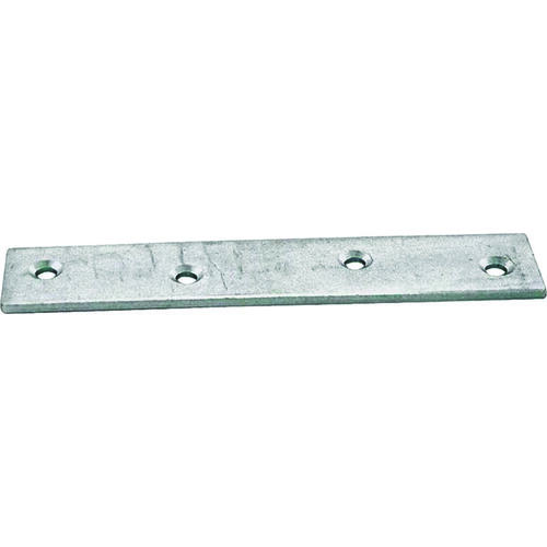 Mending Plate, 2-1/2 in L, 5/8 in W, Steel, Screw Mounting Zinc-Plated - pack of 4