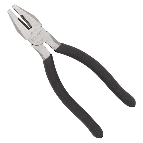 Linesman Plier, 7 in OAL, 1.2 mm Cutting Capacity, 1-1/4 in Jaw Opening, Black Handle, Non-Slip Handle