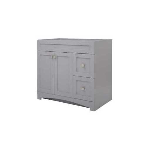 Monterrey Series Vanity, Cool Gray, 2-Drawer