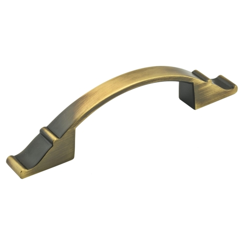 Cabinet Pull, 4-15/16 in L Handle, 1-3/32 in Projection, Metal, Chocolate Bronze