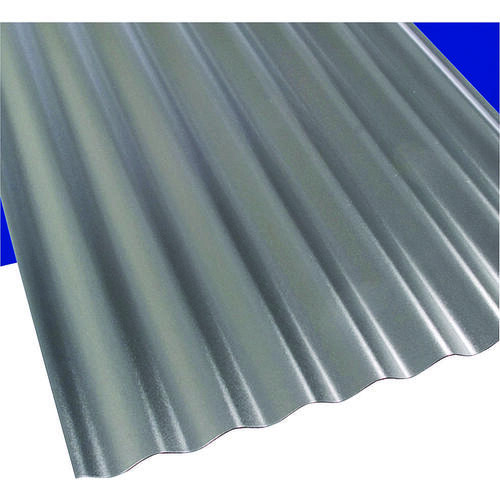 Suntop 108975-XCP10 Corrugated Roofing Panel, 12 ft L, 26 in W, 0.063 Thick Material, Polycarbonate, Gray - pack of 10