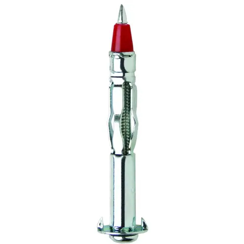COBRA 163Y Hollow Wall Anchor, #6-32 Thread, Steel, Plated - pack of 3