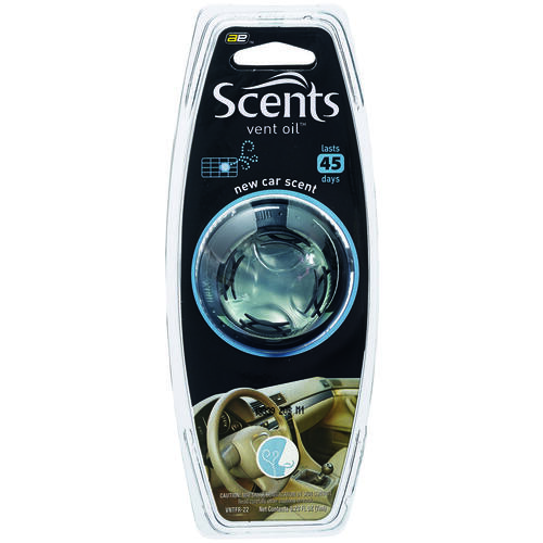 Vent Fresh Air Freshener, 7 mL, Liquid, New Car