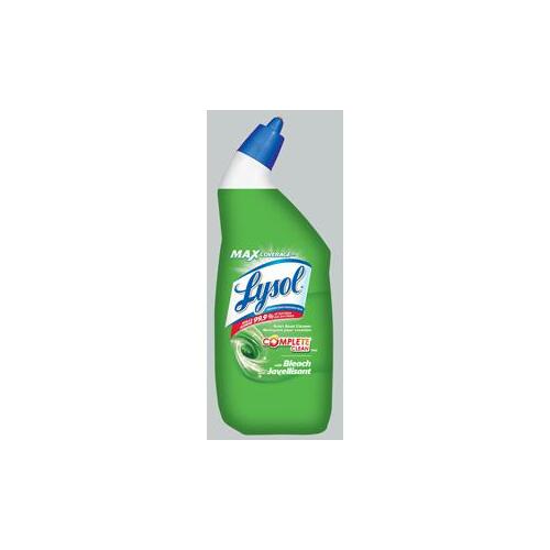 Toilet Bowl Cleaner with Bleach, 710 mL Bottle, Liquid, Apple-Like, Blue