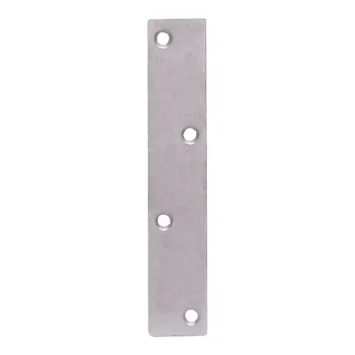 Mending Plate, 6 in L, 1-1/8 in W, Steel, Galvanized, Screw Mounting