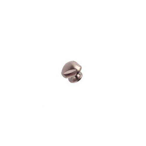 Knob, 26 mm Projection, Metal, Brushed Nickel