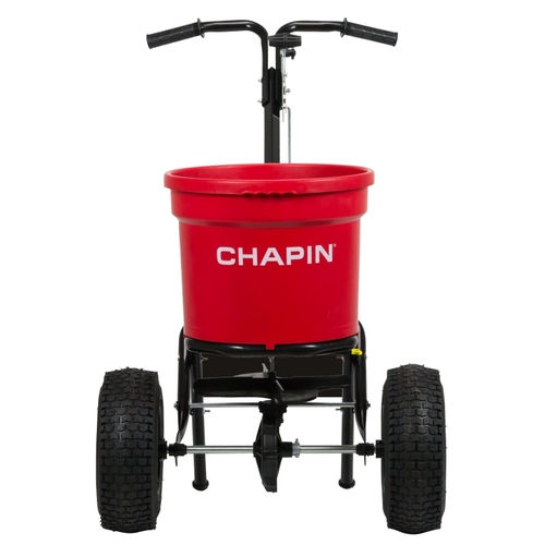 Chapin 82050C Contractor Turf Spreader, 70 lb Capacity, Steel Frame, Pneumatic Wheel